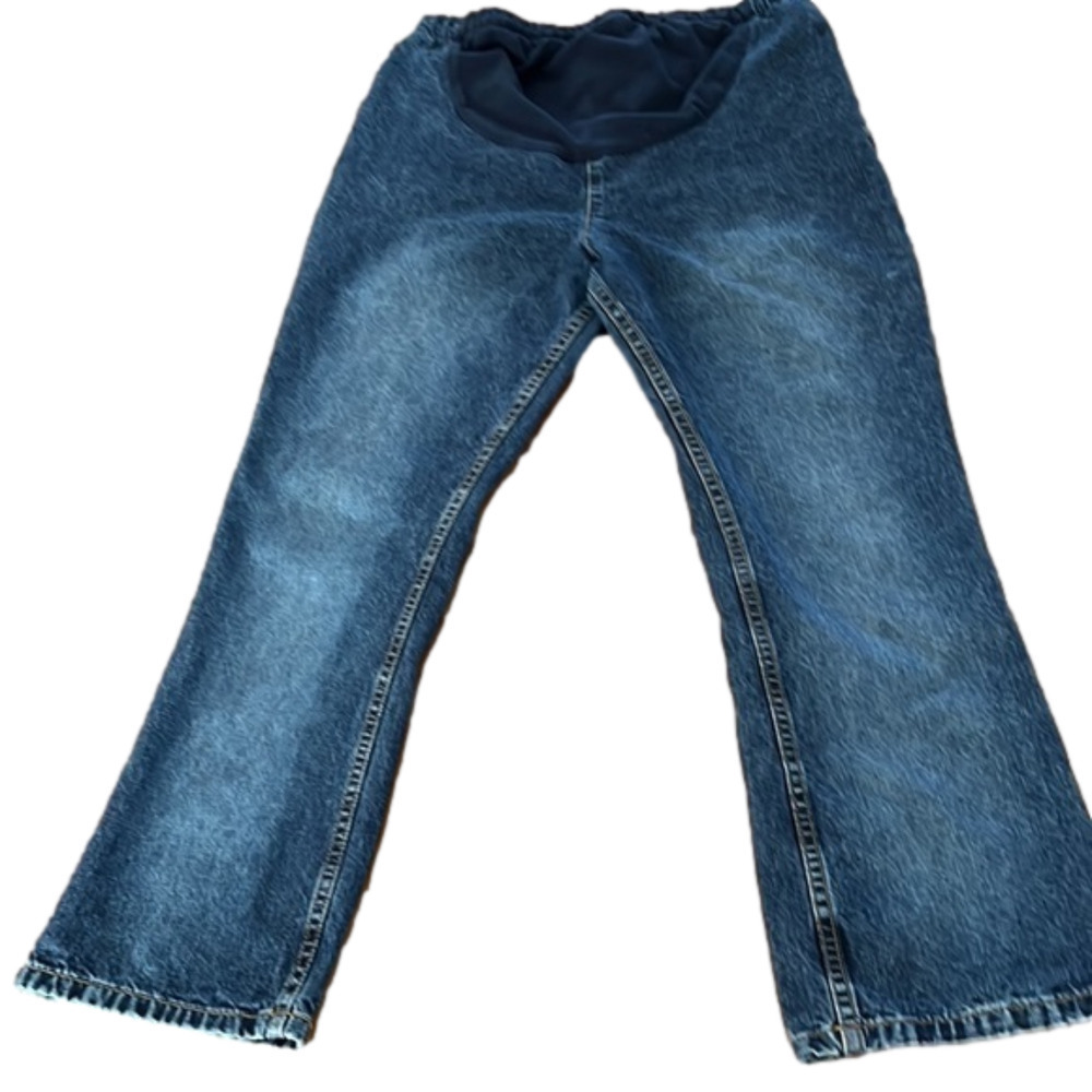 Motherhood maternity drawstring jeans, size medium, good condition
